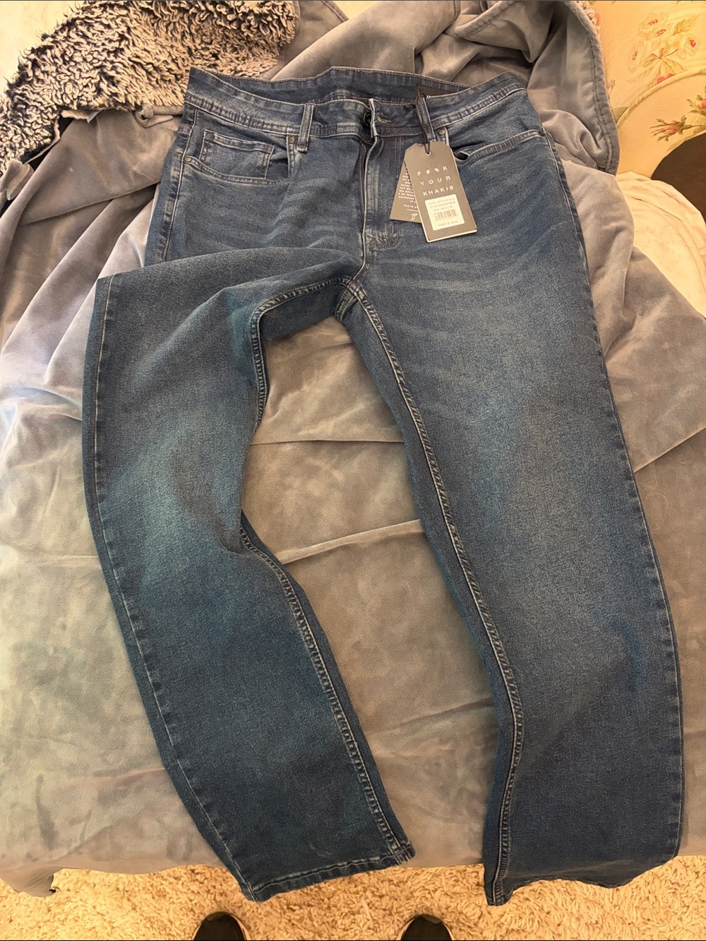 The perfect jean NYC Men's Jeans in Mid Blue Denim